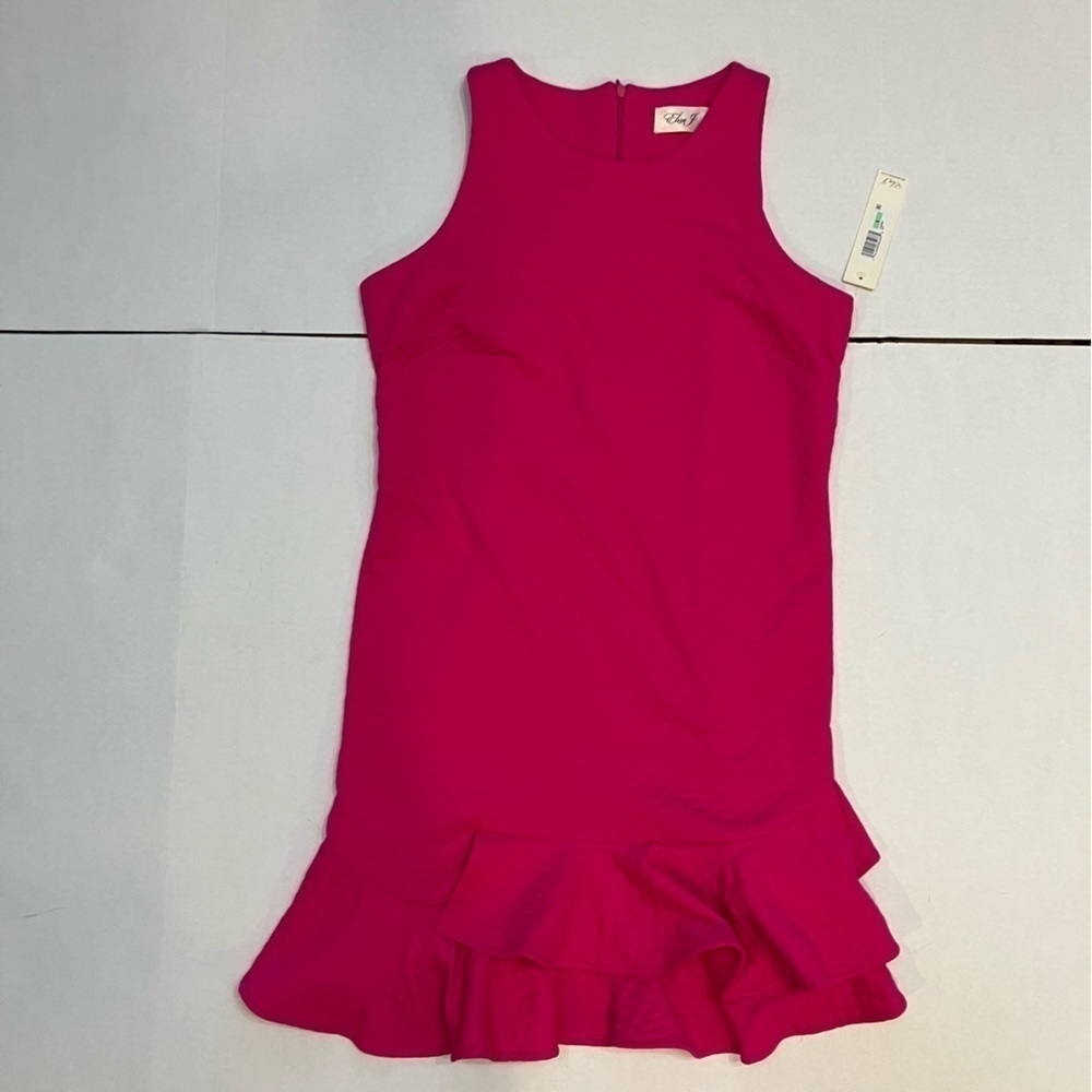 Ediza J hot pink career dress size 8 - Picture 3 of 11